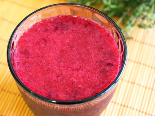 Dairy Free Super Berry Mango Smoothie The Petite Cook