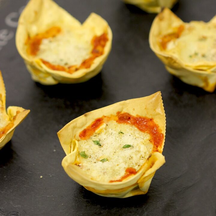 Lasagna Bolognese Cups - The Petite Cook™