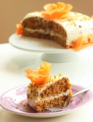 Easy Carrot Cake with Orange Mascarpone Cream - The Petite Cook