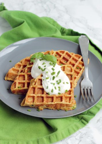 Healthy Sweet Potato Waffles - The Petite Cook™