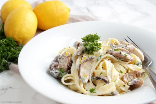 Shiitake Mushroom Pasta - The Petite Cook