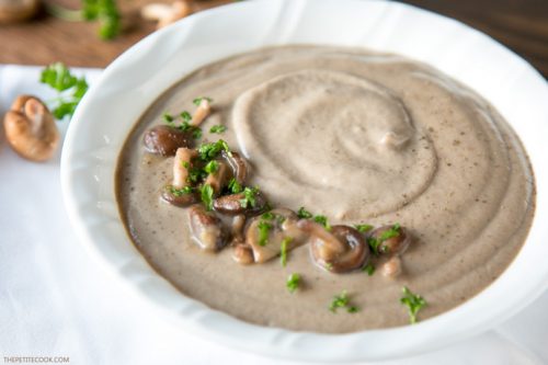 Homemade Cream of Mushroom Soup - The Petite Cook™