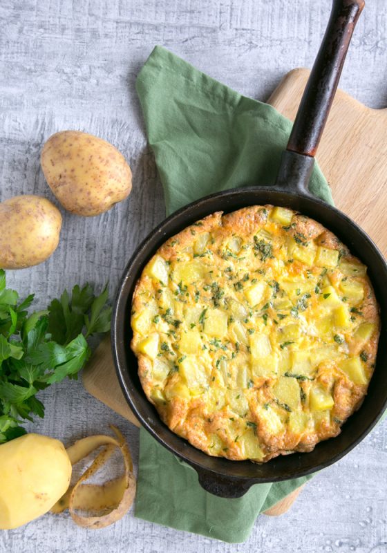 Italian Potato Frittata - The Petite Cook™