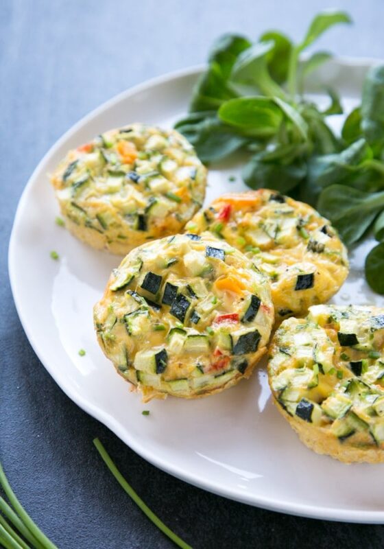 Veggie Omelet Muffins (Gluten-free) - The Petite Cook™