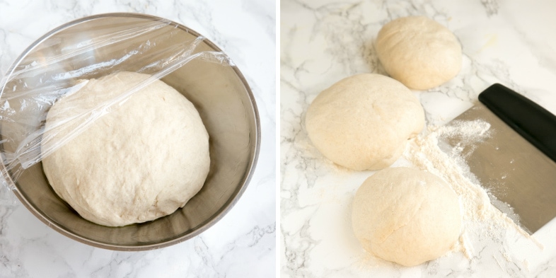 The BEST Italian Homemade Pizza Dough - The Petite Cook