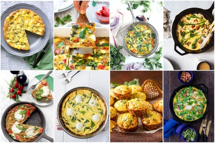 20 Frittata Recipes For Breakfast, Lunch and Dinner! - The Petite Cook™