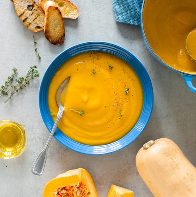 Vegan Butternut Squash Soup - The Petite Cook™