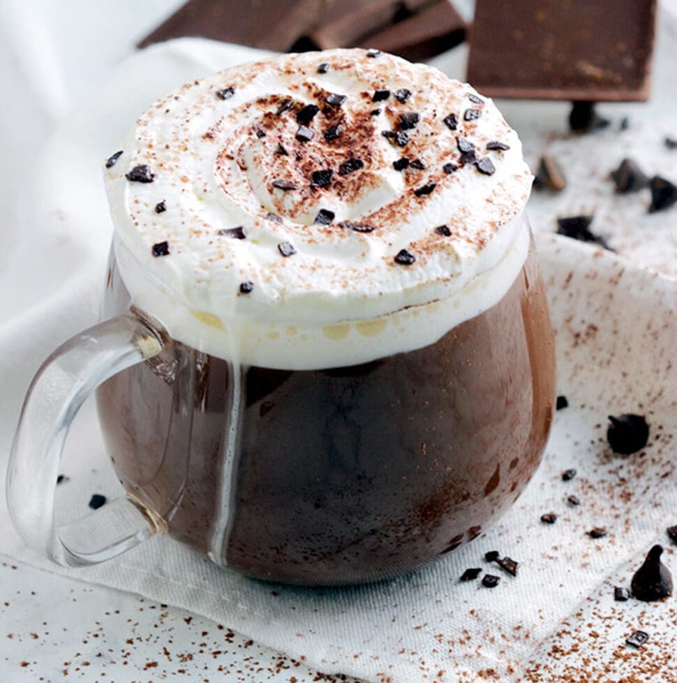 Best Italian Hot Chocolate - Thick and Creamy! - The Petite Cook™