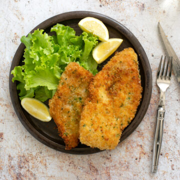 Italian Chicken Cutlets - Cotoletta di Pollo - The Petite Cook™