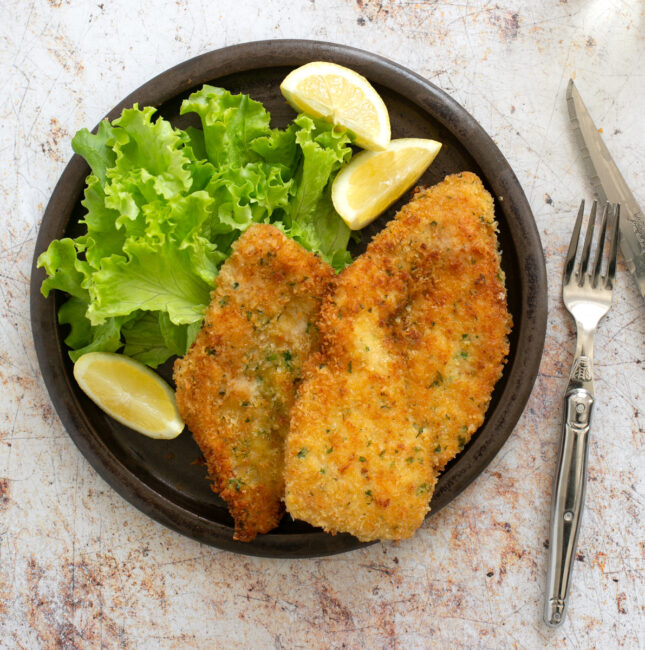 Italian Chicken Cutlets - Cotoletta di Pollo - The Petite Cook™