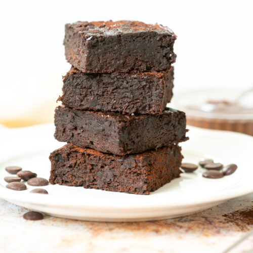 3-Ingredient Nutella Brownies - The Petite Cook™