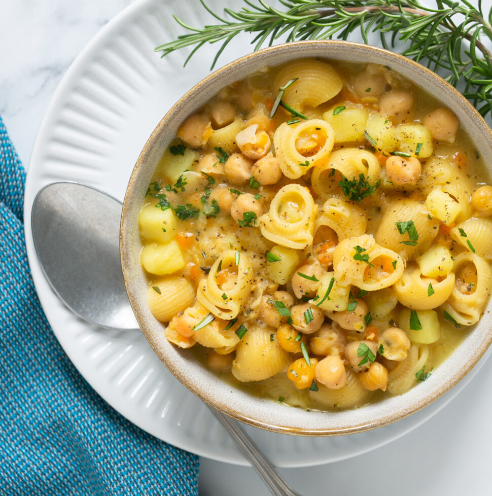 Italian Chickpea Soup (Pasta e ceci) The Petite Cook™