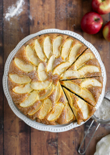 Torta di Mele - Italian Apple Cake - The Petite Cook