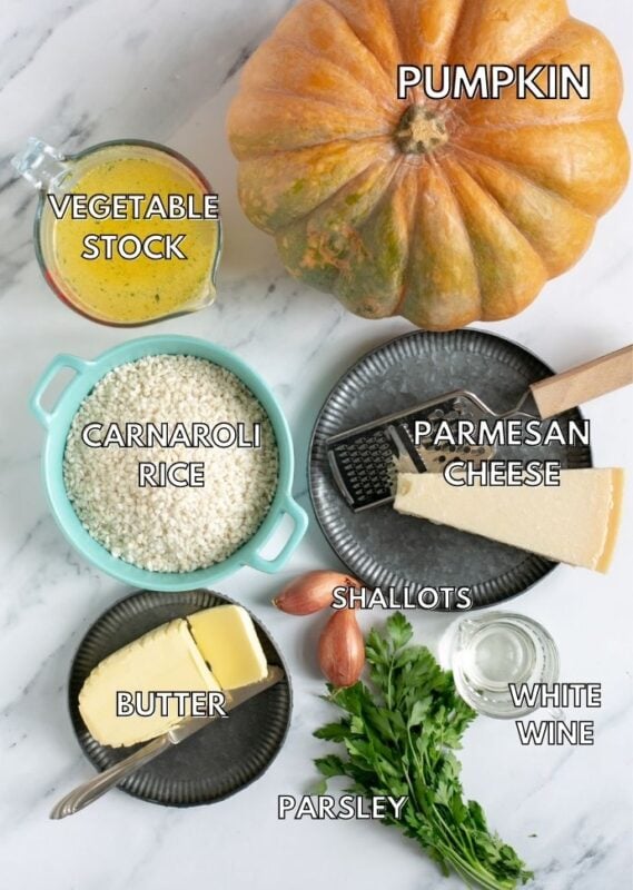 Pumpkin Risotto - Italian Recipe - The Petite Cook™