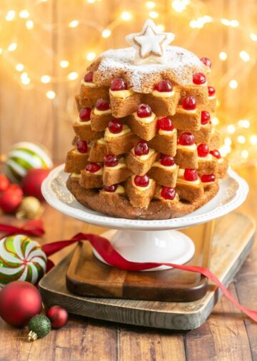 Pandoro Christmas Tree Cake - The Petite Cook™