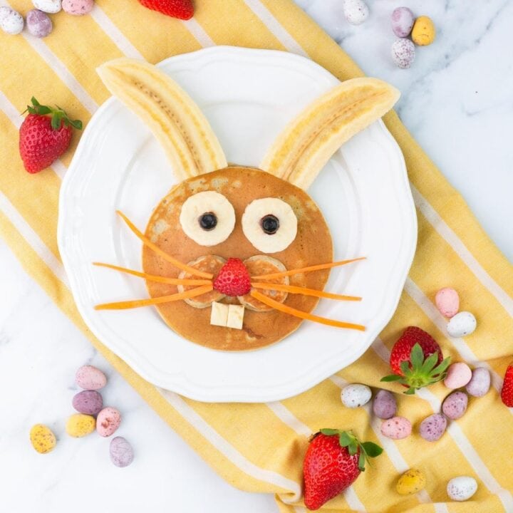 Easter Bunny Pancakes - The Petite Cook™