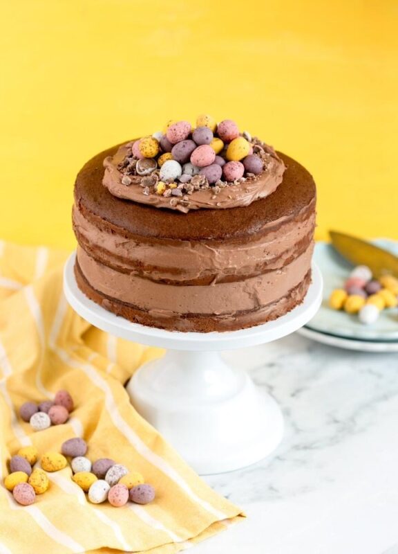 Mini Egg Cake - Chocolate Easter Cake - The Petite Cook™