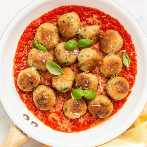 Italian Chicken Meatballs - The Petite Cook™