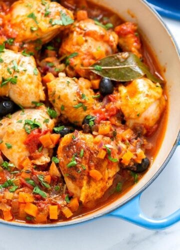 Pollo alla Cacciatora (Chicken Cacciatore) - The Petite Cook™