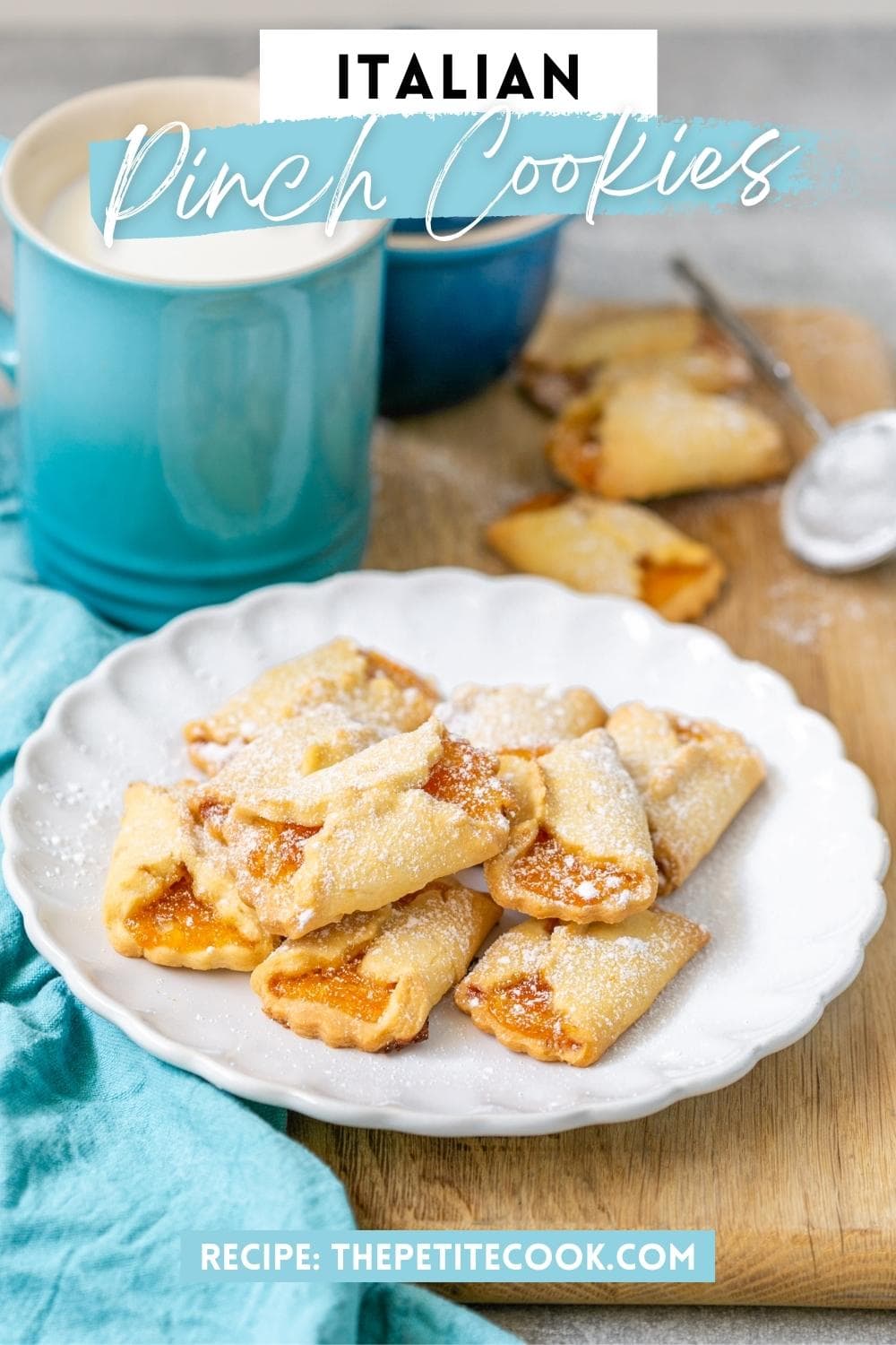 Pizzicati Cookies - Italian Pinch Cookies - The Petite Cook™