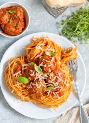 Ricotta Meatballs - Italian Recipe - The Petite Cook™