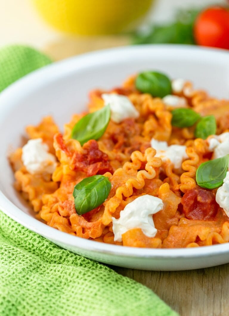 Mafaldine Pasta with Napoletana Sauce The Petite Cook™