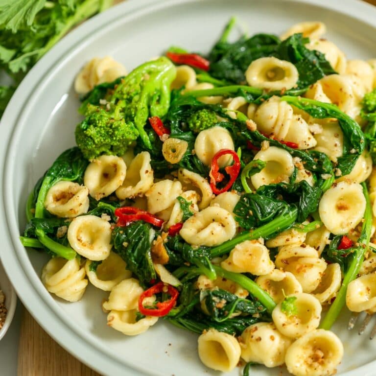 Orecchiette Con Cime Di Rapa - The Petite Cook™