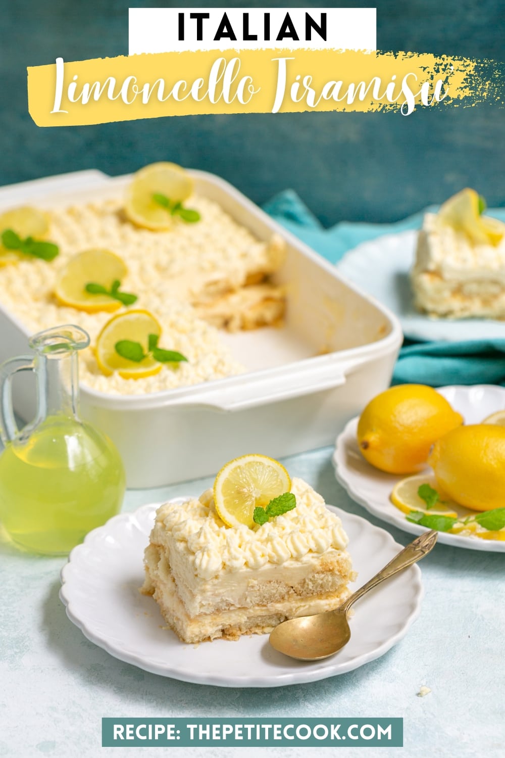 Limoncello Tiramisu' - The Petite Cook™