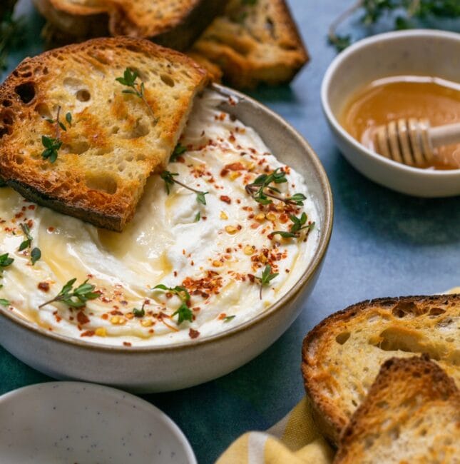 Whipped Ricotta Dip - The Petite Cook™