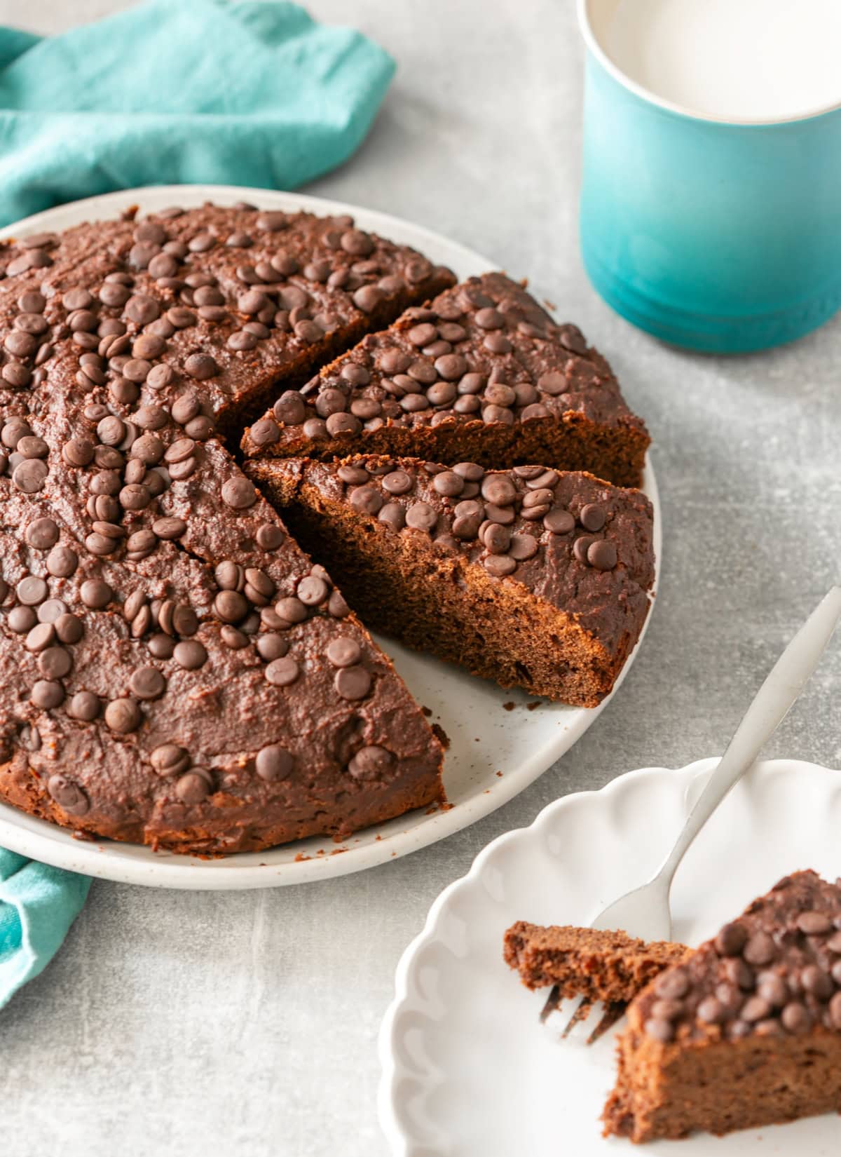 chocolate ricotta cake.