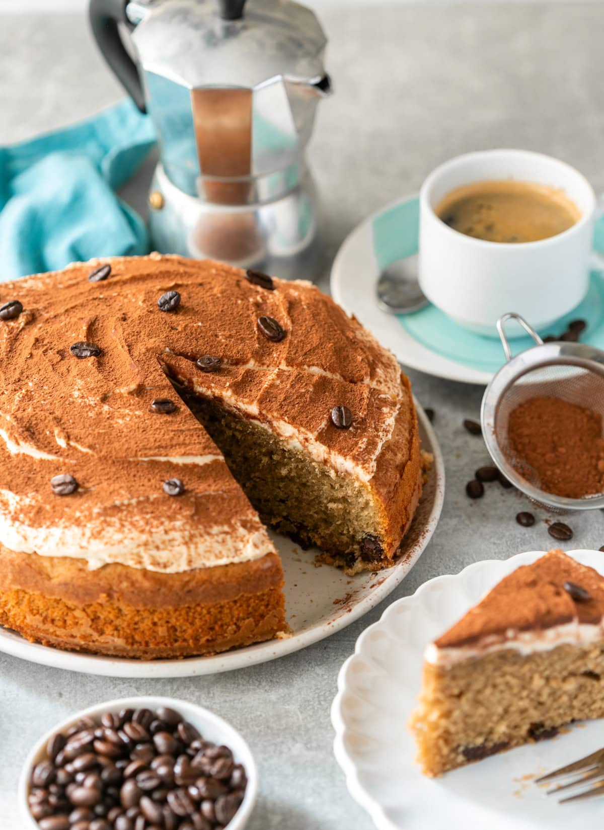 chocolate espresso cake.